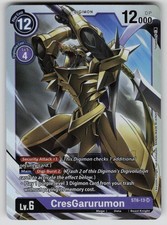 CresGarurumon Foil Super Rare Starter Deck 06: Venomous Violet ST6-13 SR NM