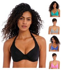 Freya Jewel Cove Bikini Top Halterneck Underwired Classic Womens Swimwear 7232
