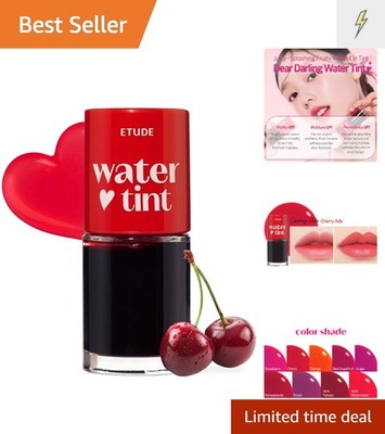 Dear Darling Water Tint - Cherry Ade 9g | Vivid Color Lip Stain with Moisturi...