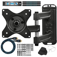 TV Monitor Wall Mount for 12-49 Inch TVs up to 40lbs VESA 100x100mm, with 10f...