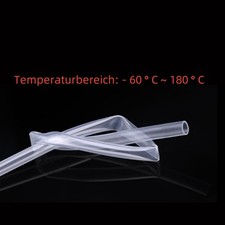 1M lebensmittelecht Silikonschlauch Milchschlauch Siliconschlauch Transparent