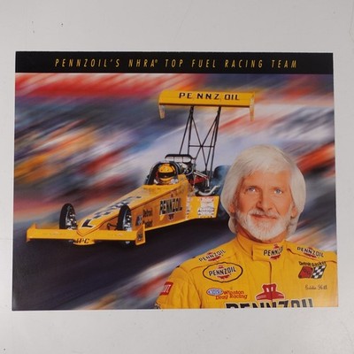 Eddie Hill NHRA Top Fuel Drag Racing Heldenkarten 1996 Pennzoil