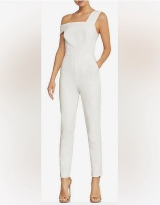 Bcbgmaxazria White Jumpsuit Size 8