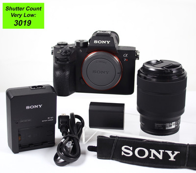 SONY Alpha a7R III / ILCE-7RM3 Mirrorless Camera + Sony Lens - EXCELLENT SHAPE!!