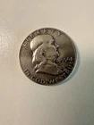 1954 D Franklin Half Dollar 90% Silver