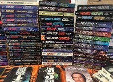 Large 88 Vintage Star Trek paperback lot Science Fiction