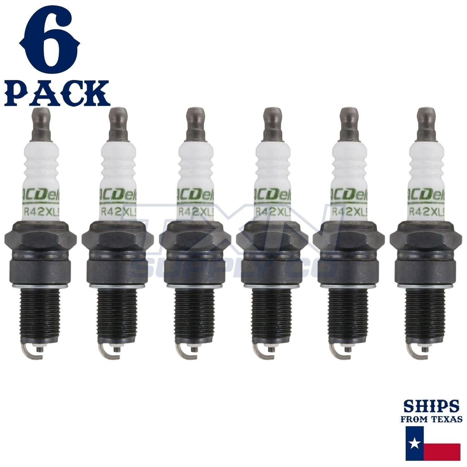 6 Pack ACDelco Standard Spark Plugs 1995-1996 for Ford LTD 4.0L ps