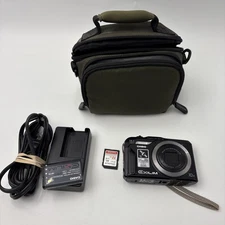 CASIO EXILIM EX-H20G 14.1MP 10x Zoom Digital Camera w/ Battery, SD Card GPS