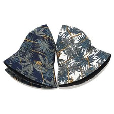 Fashion Double Sided Cartoon Graffiti Bucket Hat Travel Sun Cap Men Women New 