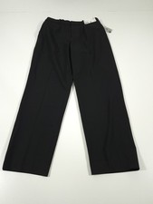 Uniqlo Smart Ankle Pants Womens Medium Black Straight Leg Dress Work Office