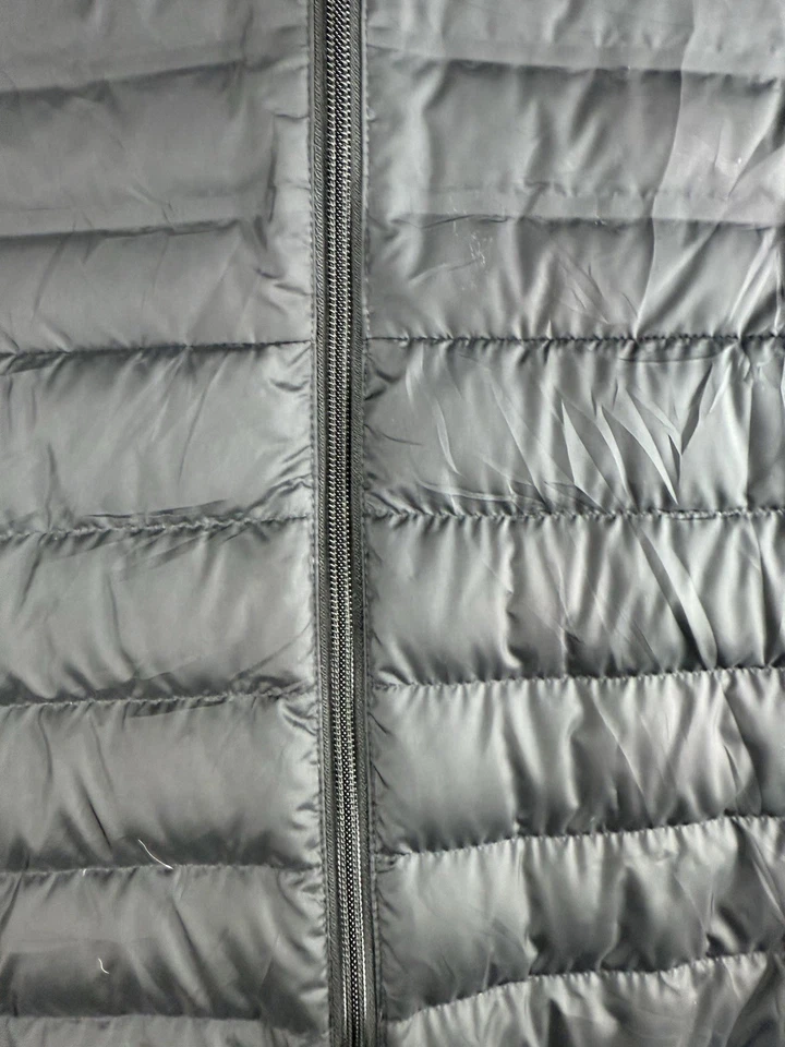 Columbia Vest Mens L Black Full Zip Logo 650 Fill Power Duck Down Puffer Coat - Image 4 of 4