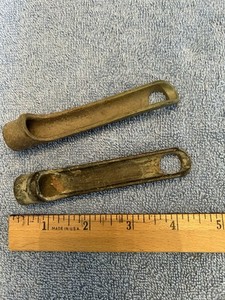 (2) ORIG. CIVIL WAR/ INDIAN WAR TENT ROPE SLIPS (2)…