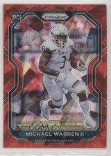 2020 Panini Prizm Rookie Red Ice Prizm Michael Warren II #345 8em