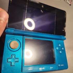 Nintendo 3DS Aqua Blue System W/ Charger 