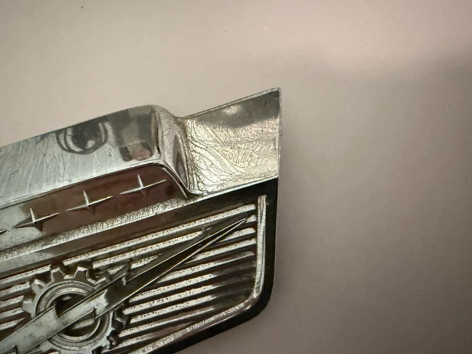 Ford Truck F100 F250 F350 1964 1965 1966 capó adorno emblema cromado Foto 3 de 4