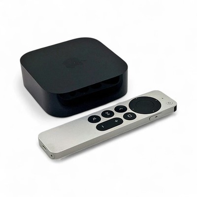 N*引様 【中古品】Apple TV 4K（第3世代）Wi-Fi + Ether Apple TV 4K 3rd Gen. 128GB Media Streamer - Black, Wi-Fi +
