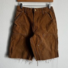 Carhartt brown double knee work wear carpenter shorts
