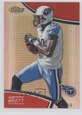 2011 Topps Finest Gold Refractor 20/50 Kenny Britt #56 b9e
