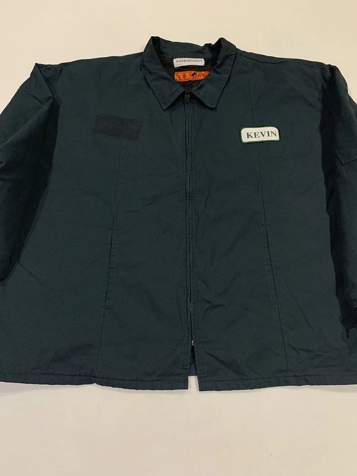 Red Kap Mechanic Technician Work Jacket 5XL Industrial Auto Uniform #B06 - Image 3 of 4