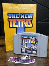 The New Tetris (Nintendo N64) Cleaned, Tested & Authentic with Manual⭐