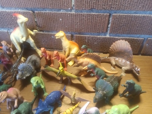 Dinosaurier gemischtes Spielzeug Lot Kunststoff Dino Actionfiguren Dinosaurier - Bild 4 von 12