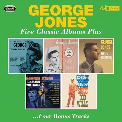Audio Cd Neu - George Jones - Five Classic Albums Plus (2 CDs) -I- Avid Entert
