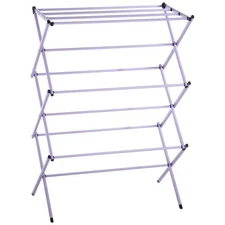 Foldable Clothes Drying Rack Indoor Outdoor Laundry Organizer