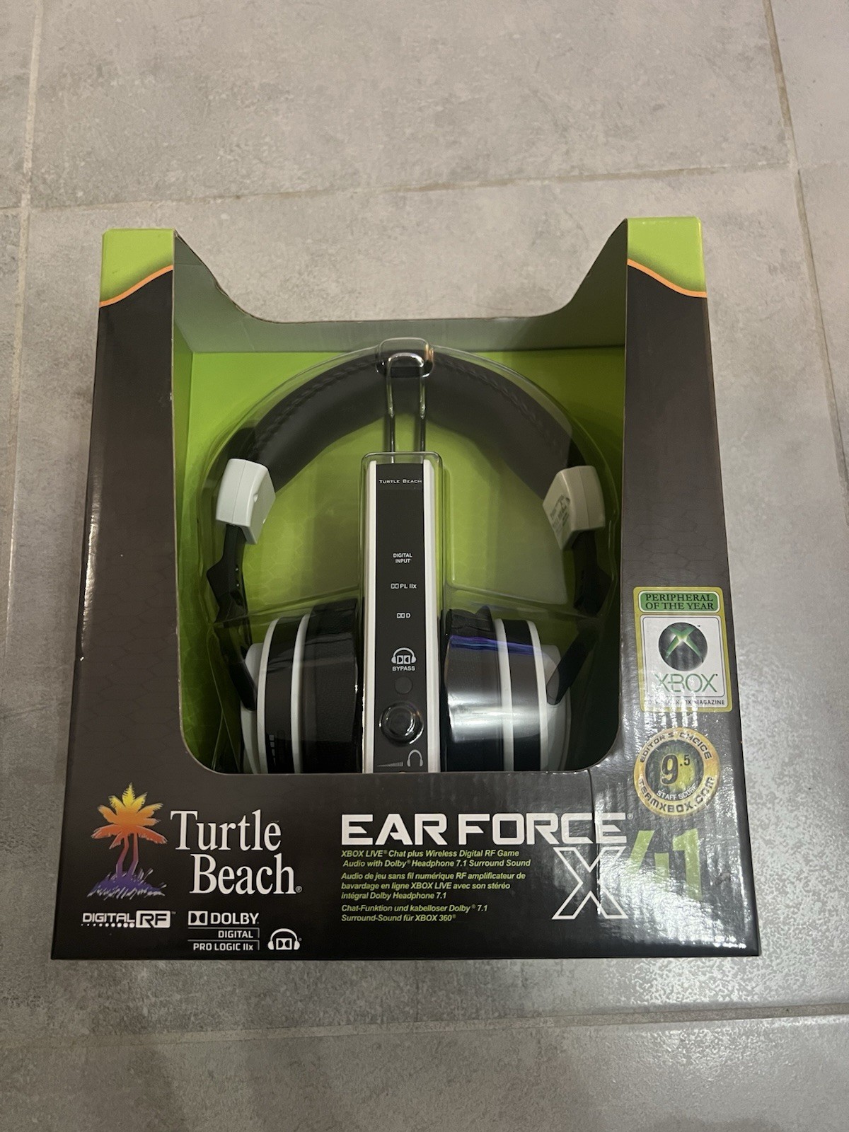Casque Turtle Beach X41 sans fil Xbox 360 avec son Dolby Surround 7.1 noir