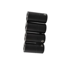 4PCS Aluminum Pants Boot Y Splitter 1 To 2 Hifi Speaker RCA Audio Cable Wire Dpm