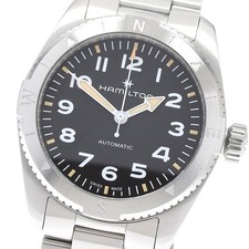 Hamilton H702250 Khaki Expedition Automatic Watch Black Dial 37mm Steel