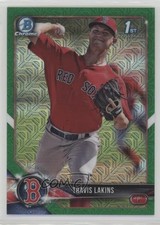 2018 Bowman Chrome Prospects Mega Box Green Mojo Refractor /99 Travis Lakins 1u6