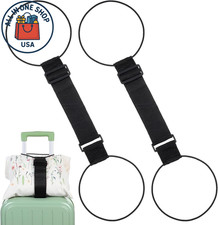 Luggage Straps Bag Bungee for Suitcase Handle Travel Add-A-Bag Strap 2PCS