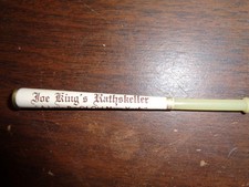 Vintage Joe King's Rathskeller Restaurant, NY, Mini BB Bat or Telescope, Used