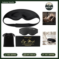 Dark Grey 3D Contoured Sleep Mask - Soft  Lightweight, Ideal for Naps  Travel
