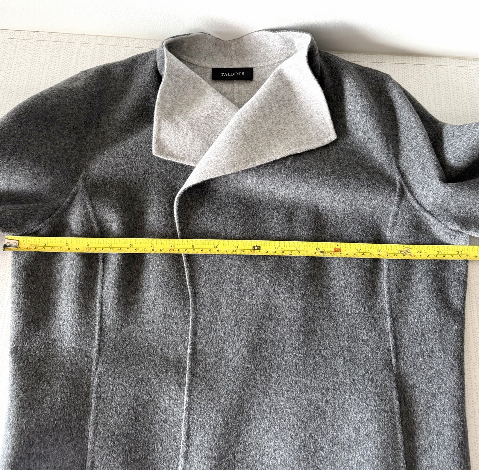 Talbot’s Double-Faced Lightweight Wing Collar Woo… - image 5