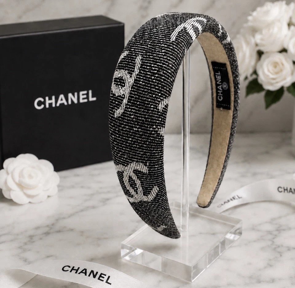CHANEL Black Headband Hair Accessories for Women for sale - eBay