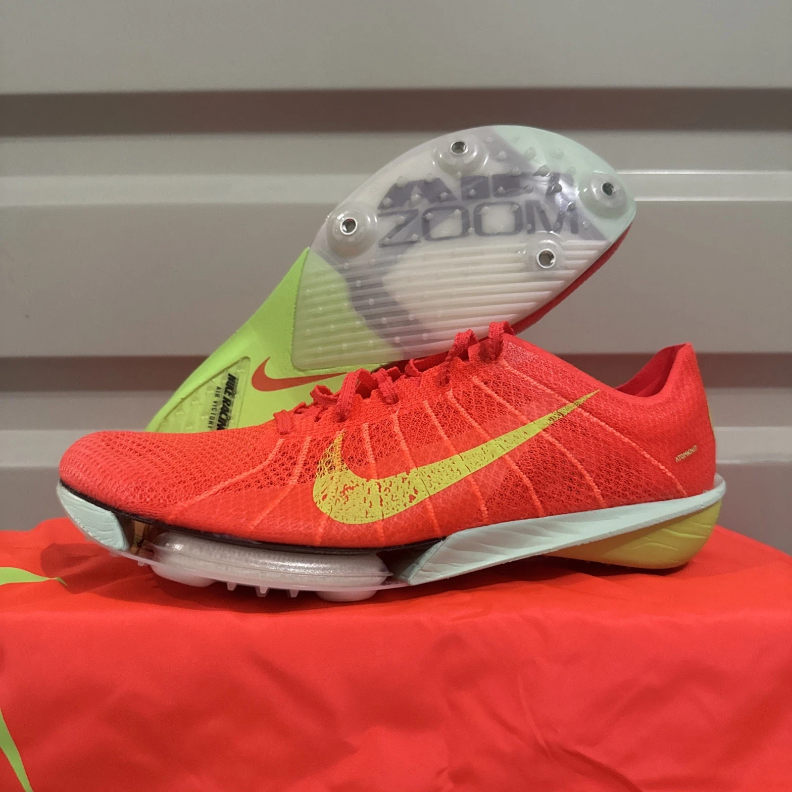 Nike Air Zoom Victory 2 Bright Crimson Washed Coral FD8411 600 Men's Size 13
