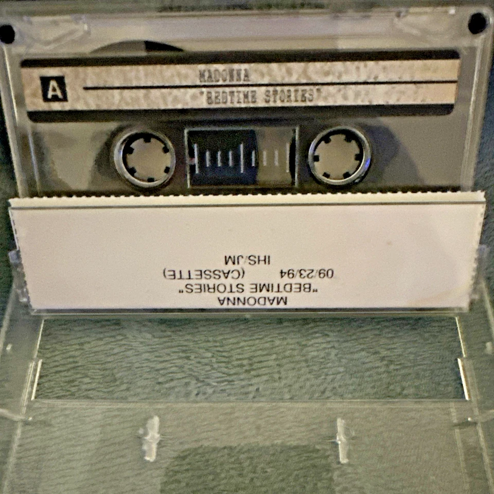 MADONNA BEDTIME STORIES PROMO 1994 ACETATE CASSETTE TAPE - Very Rare! Foto 3 de 4