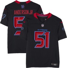 Will Anderson Jr. Houston Texans Autographed Nike Navy Vapor Fuse Limited Jersey