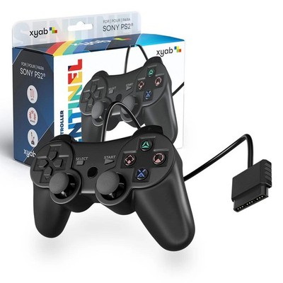 SENTINEL Wired Controller for PlayStation 2 [Black]   PS2 Gamepad Replacement