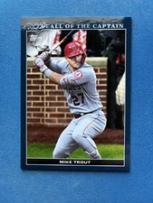 2022 Topps Call of the Captain Mike Trout Blue Base Parallel 04/175