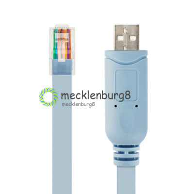 USB To RJ45 For  Cisco H3C HP Arba 9306 USB Console Debug Cable NEW