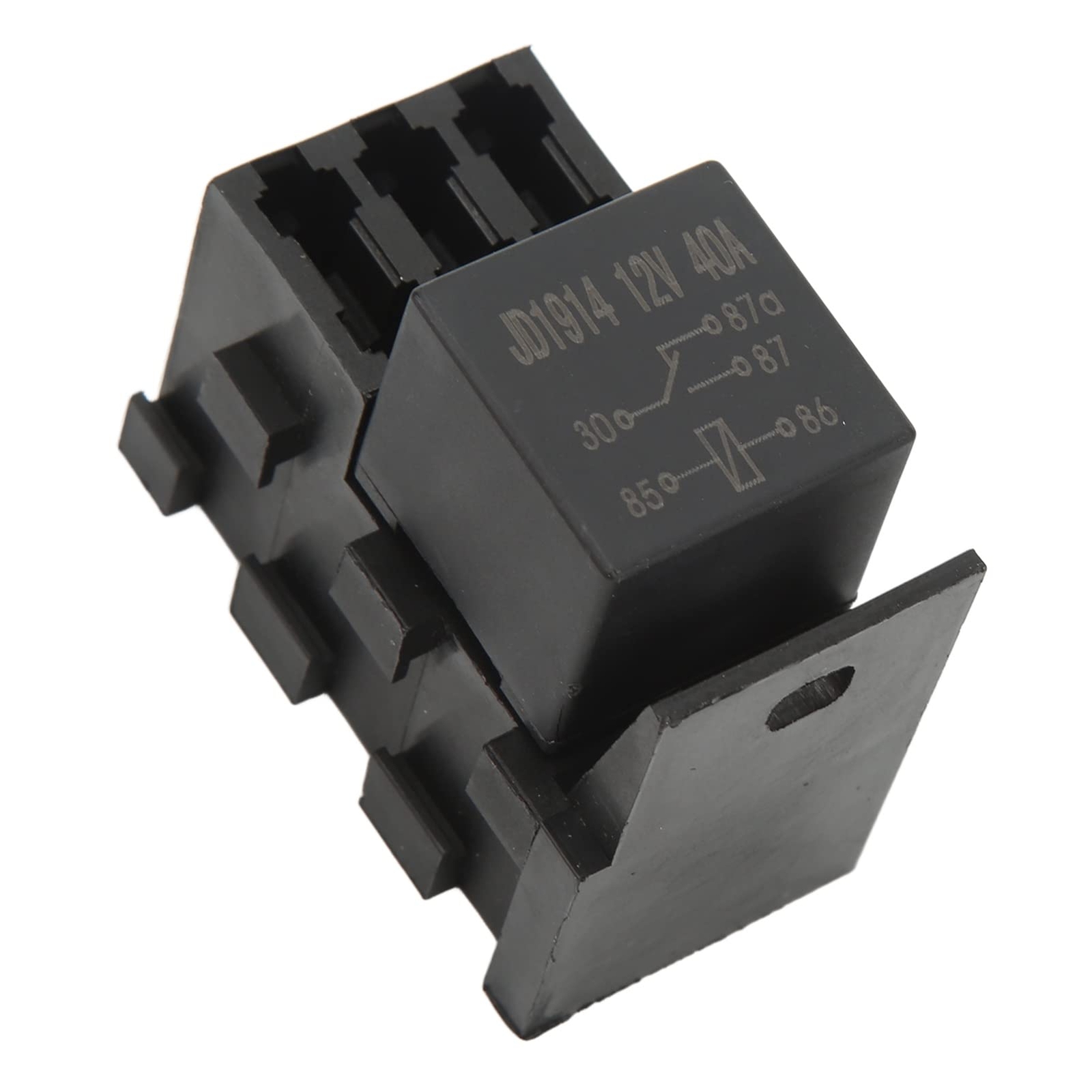 12V Auto Fuse Block with Relay 5-Pin Relay Box Block Kit Universal Fit