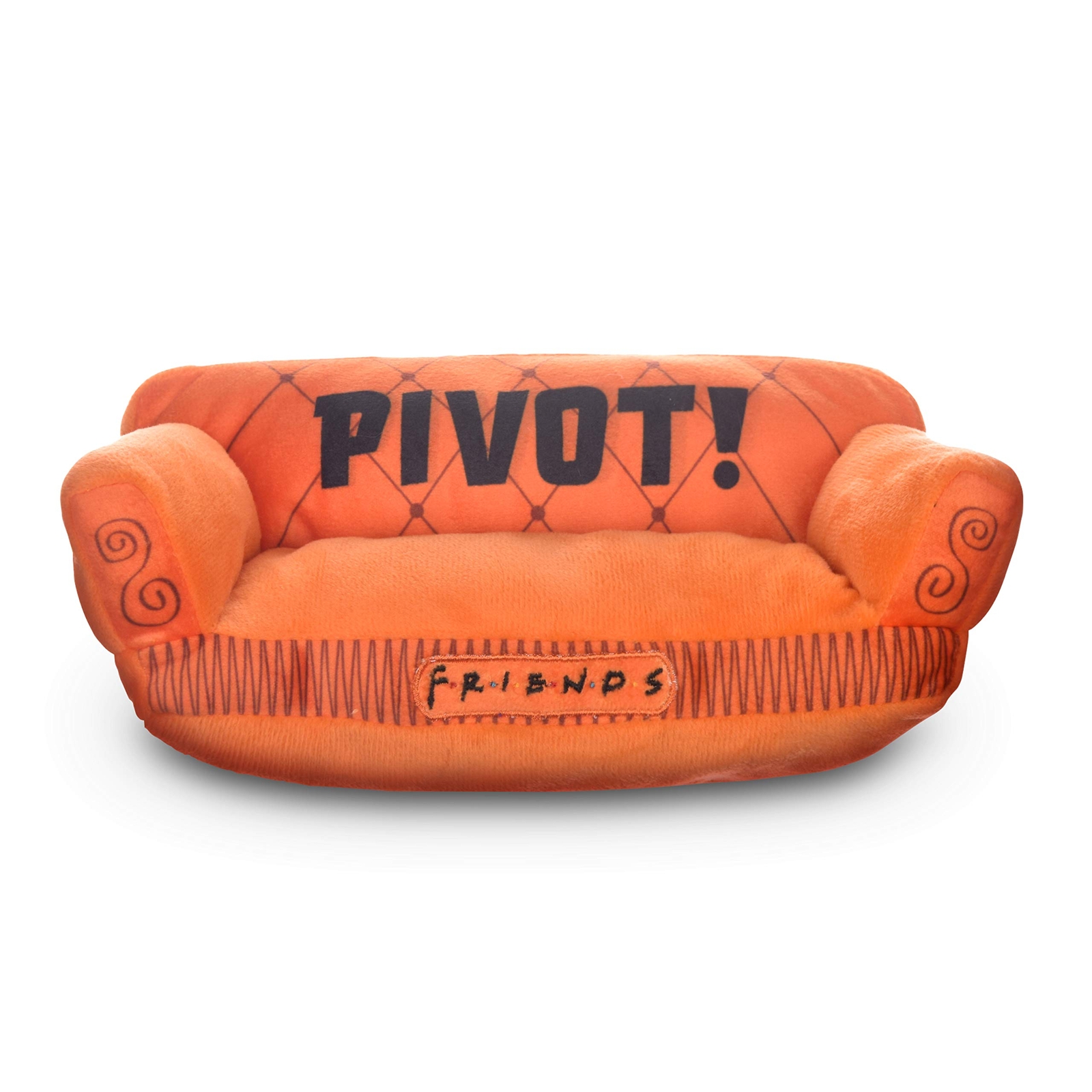 Friends Dog Toy, Orange Sofa Pivot Couch from Friends TV Show Stuffed Animal ...