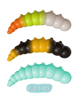Fresh Lures Junior 1,2'' Area Trout Maden Soft Bait - Multicolor Floating Cheese