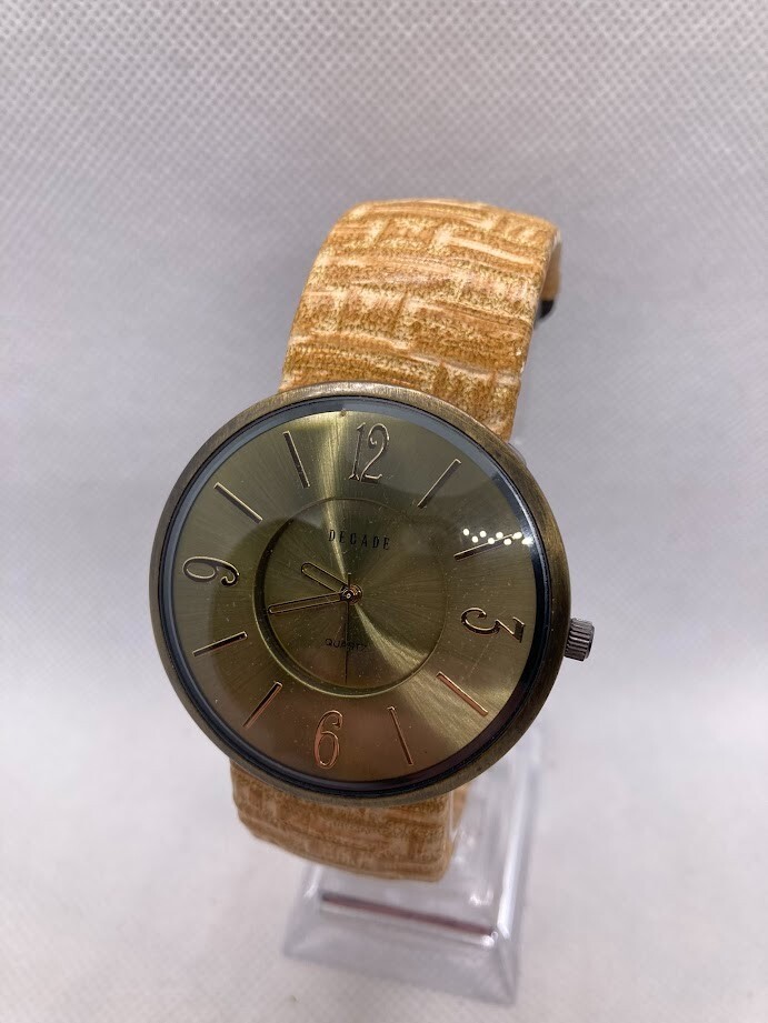 Decade 27641 Watch Crystal Quartz Brown Band | eBay Decade 27641 Watch Crystal Quartz Brown Band | eBay