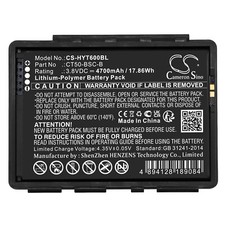 4700mAh Battery for Honeywell CT50;CT60;CT60XP;CT60XP NI;Dolphin CT60;CT50-BSC-B