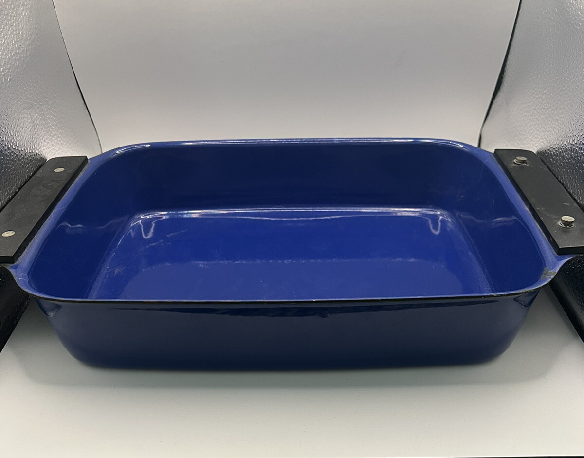 catherine holm enamelware lasagna pan, cobalt blue eBay