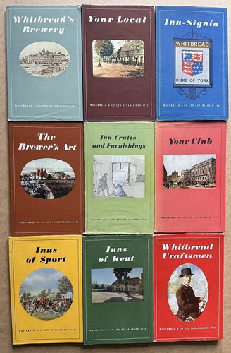 The Whitbread Library - nine volumes 1947-1950. Hardbacks w/ dust jackets. VGC