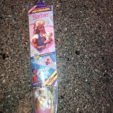 New 1990's BARBIE Kite 42" Poly Delta. Sealed. Mint. Wind Rated 5 to 15 .